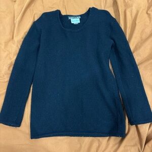 Rebecca Moses Neiman Marcus Black Crew Neck Sweater